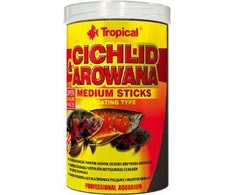 Tropical CICHLID ir AROWANA STICKS 1000 ml