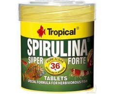 Tropical SUPER SPIRULINA FORTE 36% Tabletės 50ml