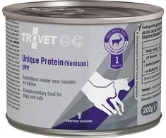 TROVET Unique Protein UPV Venison – drėgnas Maistas šunims ir katėms – 200g
