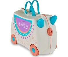 Trunki kelioninis lagaminas su ratukais vaikams | Lama Lola