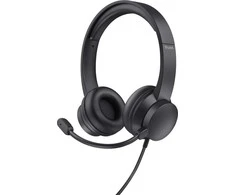Trust HS-201 Ausinės su laidu su lankeliu ant galvos Office/Call center USB Type-A Juodas