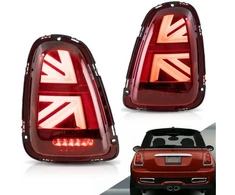 TRW MINI R56 R58 R57 R59 Facelift galiniai raudoni LED žibintai