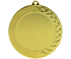 MEDAL Auksinė 70 MM MIEJSCE NA EMBLEMAT 50 MM STALOWY TRYUMF