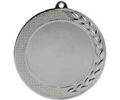 MEDAL Sidabrinis 70 MM MIEJSCE NA EMBLEMAT 50 MM STALOWY TRYUMF