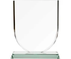 Tryumf Triumph Glass trofėjus su klijuotu pagrindu G001/FP