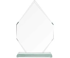 Tryumf Triumf Glass trofėjus su klijuotu pagrindu ir G018/FP dėklu