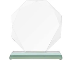Tryumf Triumf Glass trofėjus su klijuotu pagrindu ir G020/FP dėklu