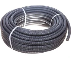 TT Plast gofruotas vamzdis 32 mm pilkas 320N RKLS 32/26-25 10021 /25m/