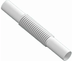 TTPLAST Balta lanksti gofruota jungtis PP ZCLF 16mm TT Plast 10165