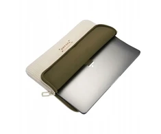 TUCANO Velluto 2 - Cover for MacBook Air 13 (M4/M3/M2/M1/2025-2018) / Pro 13 / Nešiojamas kompiuteris 12 (cream)