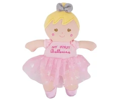 Tulilo Pliušinis žaislas/barškutis - lėlė "Lily", 25 cm