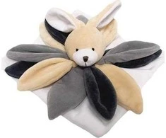 TULILO - MILUŚ BUNNY Pilkas, SU PATINKA Į ŠIRDĮ NOSYS 25X25CM