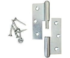 Lankstas durims Kurzemes, 7 cm, sidabro