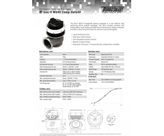 TURBOSMART Turbosmart Wastegate Compgate 40mm 1 Bar Gen V