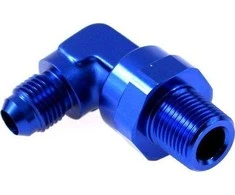 TurboWorks Vyrų jungtis 90 AN6 1 / 2 "-14NPT
