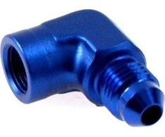 TurboWorks Male- moteriška jungtis 90 AN4 1 / 8 "-27NPT