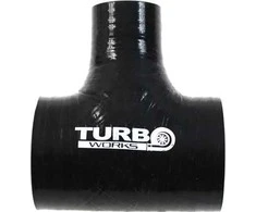TurboWorks T -Jungtis TurboWorks Juodas 51- 25mm