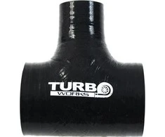 TurboWorks T - Jungtis TurboWorks Juoda 45- 15mm