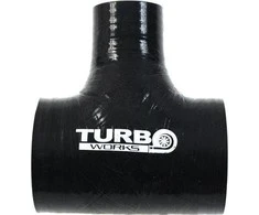 TurboWorks T -Jungtis TurboWorks Juodas 70- 9mm