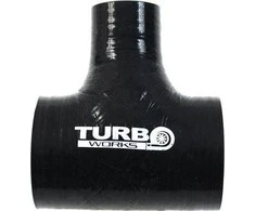 TurboWorks T -Jungtis TurboWorks Juodas 76- 9mm