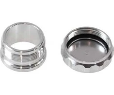 TurboWorks Aliuminio suvirinimo kamštis 2.5 "Sidabras