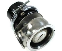 TurboWorks Brūkšninis išorinis TurboWorks 50mm 1,6 Bar Va -Band Juodas