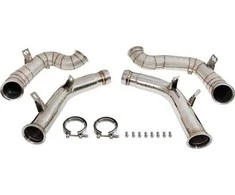 TurboWorks Downpipe Mercedes Benz GT GTS AMG šilumos skydas