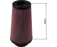 TurboWorks TURBORKS H: 250mm OTW: 80-89mm Violetinis kūginis filtras
