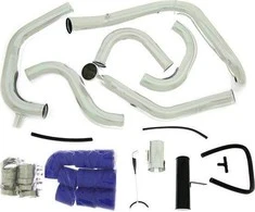 TurboWorks Tarpinis aušintuvas Piping rinkinys Subaru įvykis WRX 02- 06 Priekinis