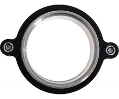 TurboWorks įsiurbimo spaustukas 3" 76mm + flanšai juodi