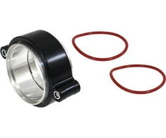 TurboWorks įsiurbimo spaustukas 3" 76mm + flanšai juodi