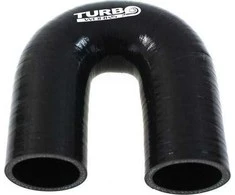 TurboWorks Kolanko 180st TurboWorks Juodas 76mm