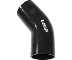 TurboWorks Kolanko 45vnt TurboWorks Juodas 76mm