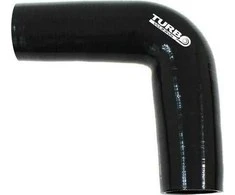 TurboWorks Kolanko 90st TurboWorks Juodas 76mm XL