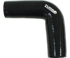 TurboWorks Kolanko 90st TurboWorks Juodas 80mm XL