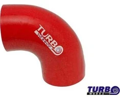 TurboWorks Kolanko 90vnt TurboWorks Raudona 102mm