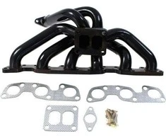 TurboWorks Nissan Skyline išmetimo kolektorius GTR R32 R33 R34 TopMount Juodas Steel