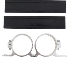 TurboWorks kuro siurblio laikiklis 2x60mm sidabrinis
