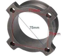 TurboWorks lietvamzdžio flanšas T03 4 varžtai ant 3 colių V formos juostos liejimo