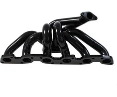 TurboWorks Nissan Skyline išmetimo kolektorius GTR R32 R33 R34 TopMount Juodas Steel