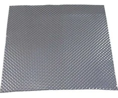 TurboWorks Turboworks ekstruzinis aliuminio šilumos skydas 0,5 mm x 60 cm x 60 cm
