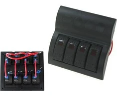 Turboworks 12 / 24V IP68 ON- OFFx4, 4xB 2x5A 1x10A 1x15A jungikliai