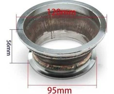 TurboWorks redukcinis flanšas 4" V-Band iki 3" V-Band