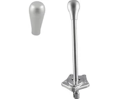 TurboWorks Short Shifter BMW E90 E82 - ilga sidabro spalvos aliuminio rankenėlė