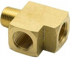TurboWorks Tee 1/8" NPT žalvaris