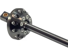 TurboWorks trumpas perjungiklis BMW E30 E34 E46 GunMetal - balta rankenėlė