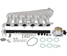 TurboWorks_D Toyota Lexus 2JZ-GE siurbimo kolektorius su sklendle ir kuro juostele