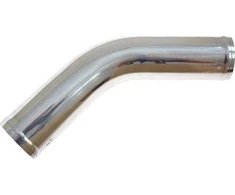 TurboWorks_D Aliuminio vamzdis 45st 60mm 30cm