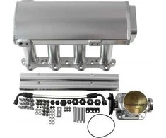 TurboWorks_D Toyota 1 UZ įsiurbimo kolektorius su kuro bėgeliu ir 90 mm droseliu