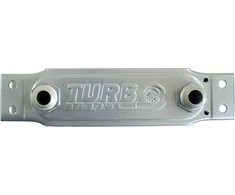 TurboWorks_D TurboWorks Oil Cooler Slim Line 13- eilutėje 140x100x50 AN10 sidabro